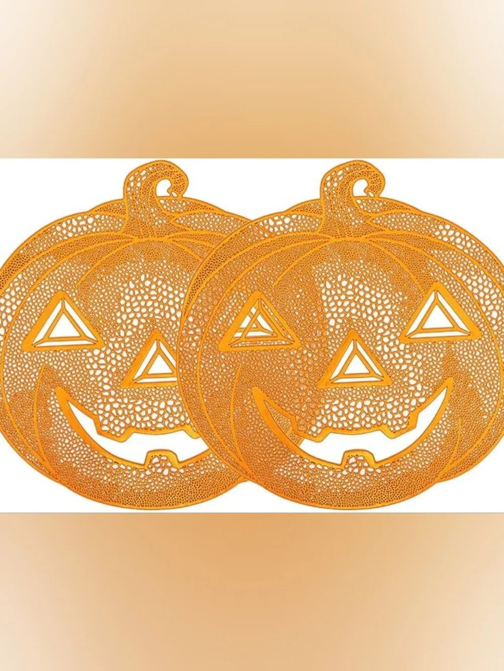 Black Skull OR Pumpkin Placemat Choose 1
